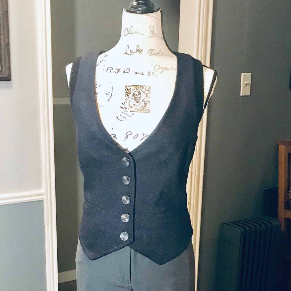 Trina Turk Tweed Wool Vest